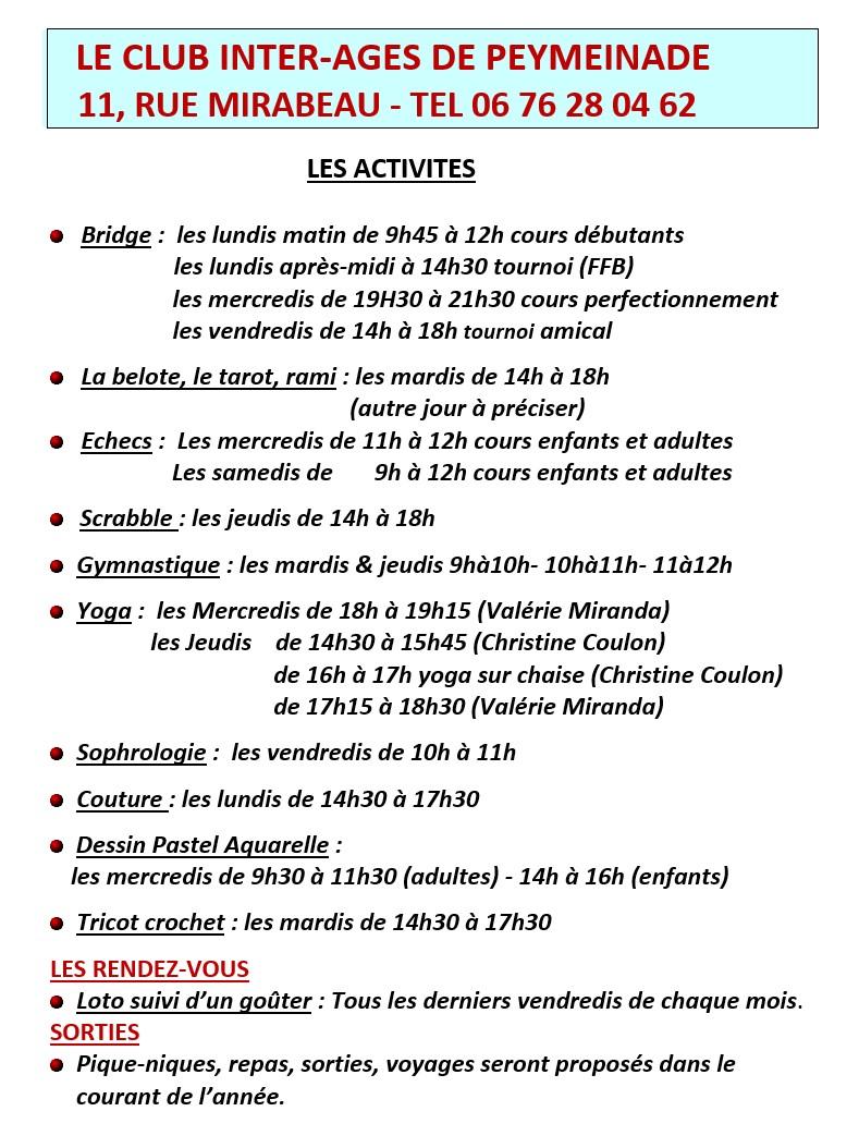 Activites